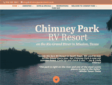 Tablet Screenshot of chimneyparkresort.com